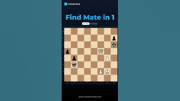 99% of Players Overthink This Simple Checkmate, But The Move is Obvious! | Mate in 1 #shorts #chess