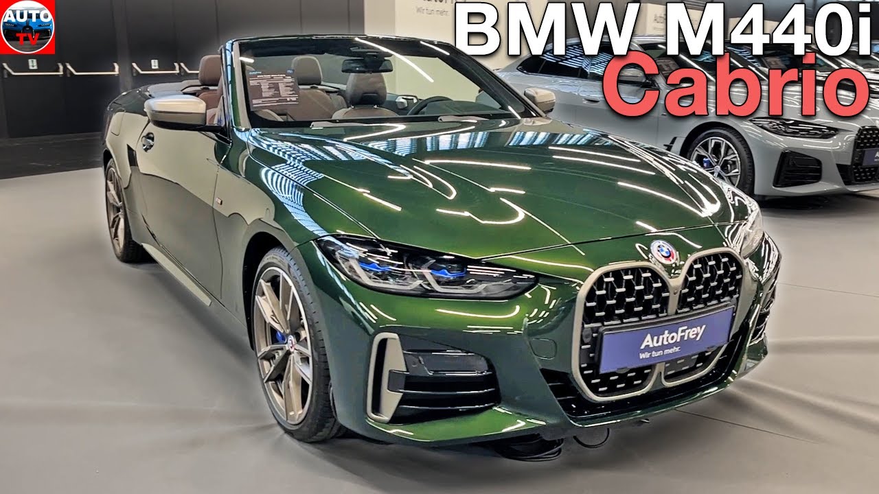 all-new-2023-bmw-m440i-xdrive-cabrio-first-look-youtube
