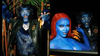 Quavo And Saweetie Dress As X-Men Beast And Mystique On Halloween