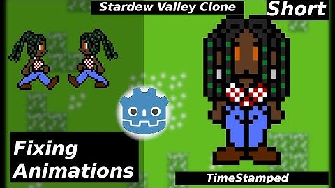Godot 4 How to make a  Stardew Valley clone (Animation changes)(short)