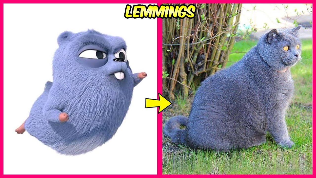 Grizzy And The Lemmings Characters In Real Life 🌳 