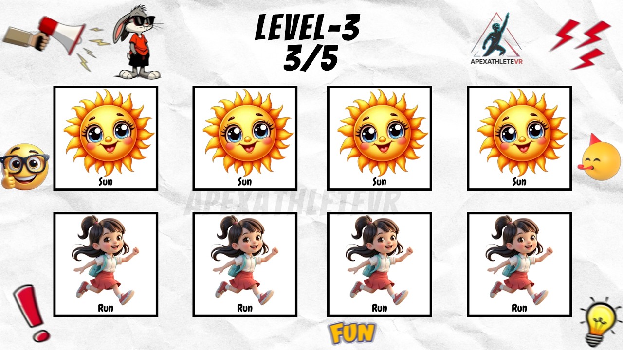 Say The Word On Beat (Level 1-3)  | EASY MEDIUM HARD | Fast Rhythm Test