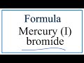 Bromine and Mercury Compounds