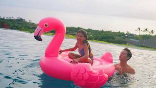 INTEX Pink Flamingo Ride On Inflatable Pool Float