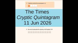 The Times Cryptic Quintagram 2591