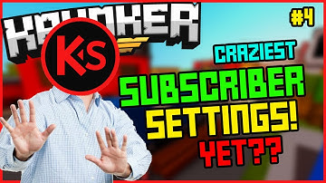 are these the CRAZIEST SUB SETTINGS SO FAR?? (Krunker BEST SETTINGS)