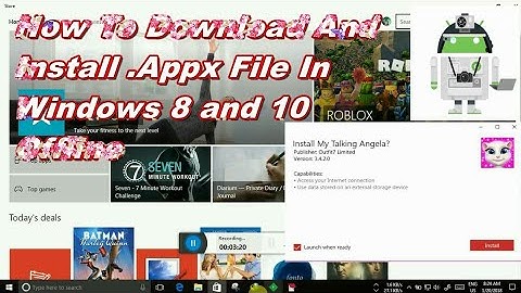How To Download And Install .Appx File In Windows 8 and 10 Offline