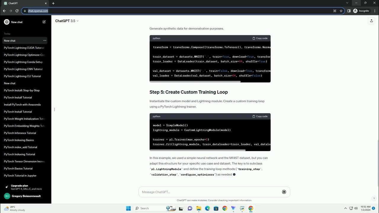 Pytorch lightning custom training loop youtube