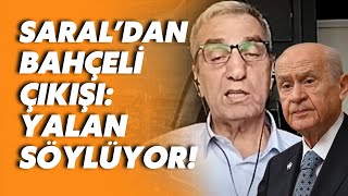 Mehmet Saral'dan Devlet Bahçeli'nin 'Sinan Ateş FETÖ'cüydü' sözlerine sert çıkış: Ucu MHP'ye çıkıyor