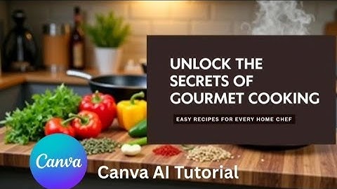 Best Cooking YouTube Thumbnail Design with Canva AI | Easy Method
