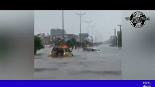 Badai dan banjir melanda Taif saudi arabia 1 agustus 2020