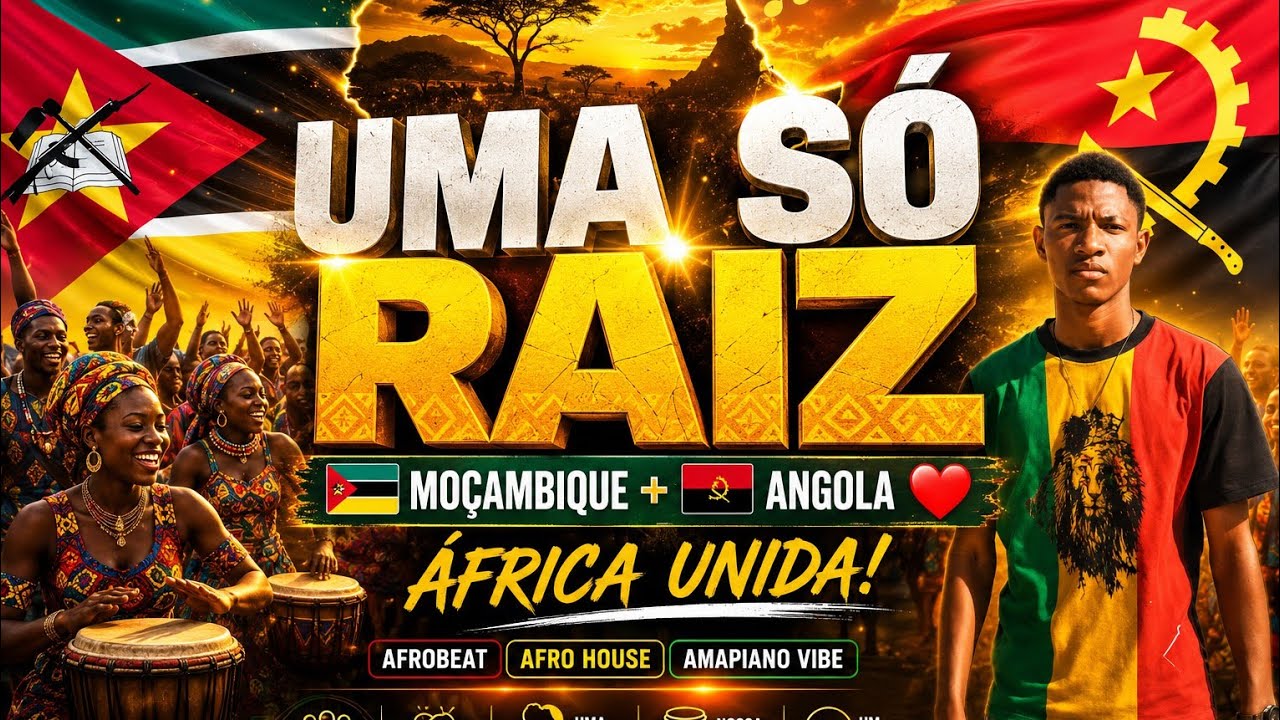 🎵 UMA SÓ RAIZ 🌍 | Moçambique 🇲🇿 Angola 🇦🇴 África Unida ❤️ (Afrobeat & Afro House) #Maputo #Luanda