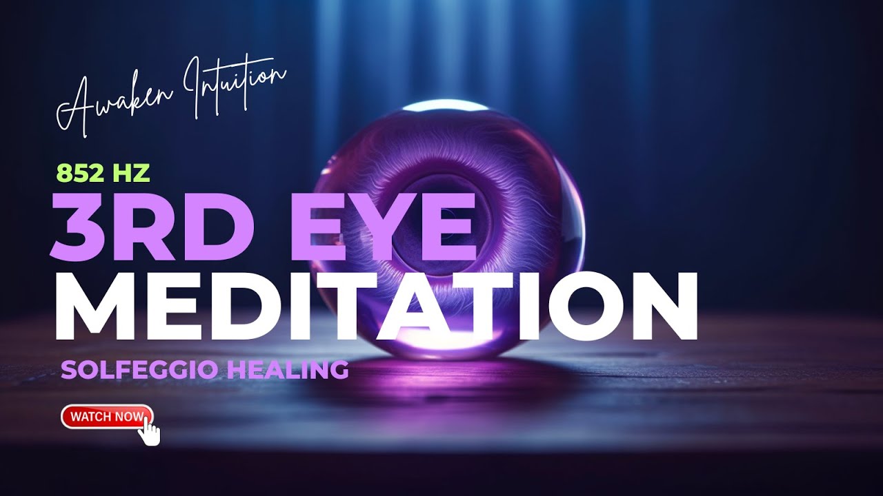 Third Eye Chakra Meditation | Awaken Your Intuition with 852Hz ...