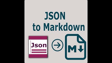 Json To Markdown table