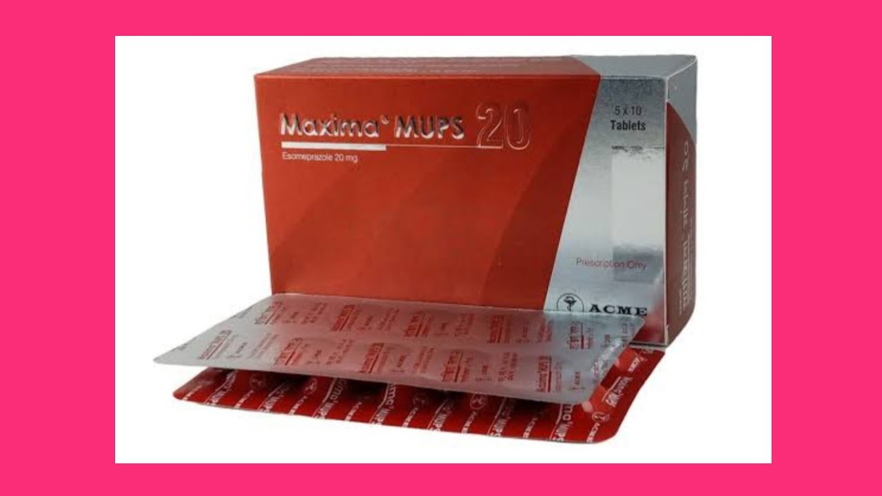 Faxima Tablet Tablet.Maxima mups 20mg/বুক জ্বালাপোড়া করে পাকস্থলীর এসিড খাদ্যনালীতে ...