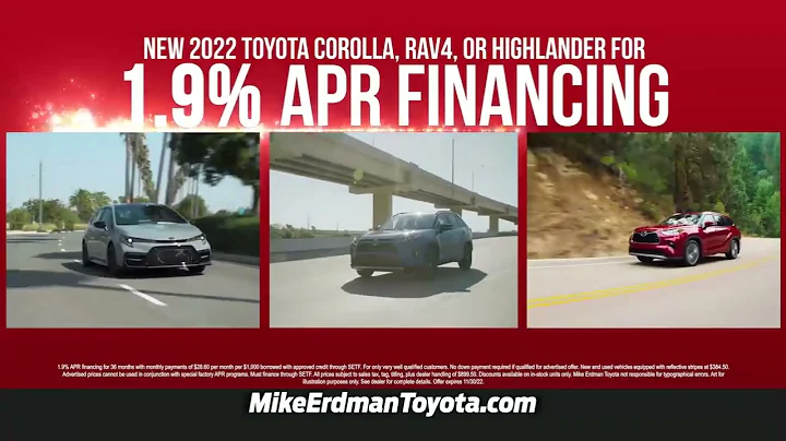 It's Toyotathon At Mike Erdman Toyota
