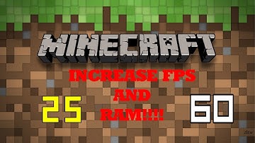INCREASE RAM AND FPS IN MINECRAFT 1.10.2!!!!!!!!