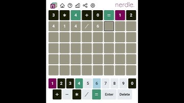 Nerdle Game 366 Solution - 20th January 2023