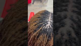 Doing a sister loc retie 🔒❤️ #loctician #sisterlocks #locs