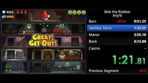 Bob the Robber - Any% NMG Speedrun - 10:25.55 (2/10/18 WR)
