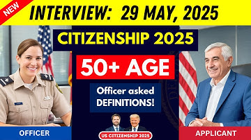 US Citizenship Interview 50+ Senior Applicant Experience 2025 | N400 Naturalization Interview | NEW