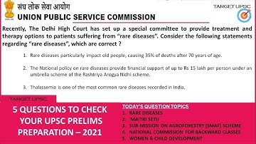 9th March 2021 Mock Questions for UPSC Prelims | Useful for all Competitive Exams