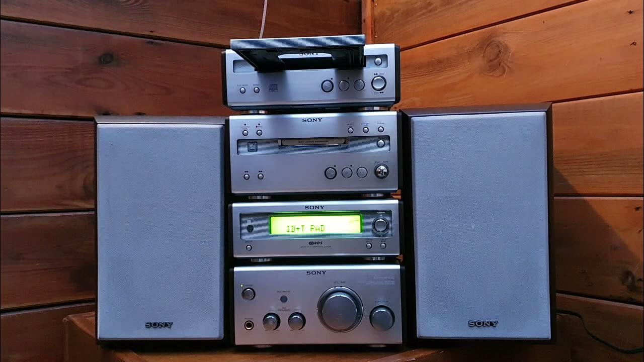Sony SP55 Complete Audio System with AM FM Tuner, CD & MD - TA-SP55