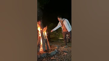 SEREM😱AYAH NYALAIN KEMBANG API PAKE API UNGGUN BESAR😔 #kembangapi #apiunggun #nebianuma #youtube