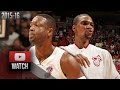 Dwyane Wade & Chris Bosh Full Highlights vs Grizzlies (2015.12.13) - TOO GOOD!