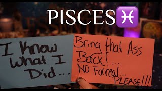 PISCES♓️YO THIS READING HAD ME HOTTTT🤬...🗣LISTEN! THIS DON'T END THE WAY YOU THINK...👀