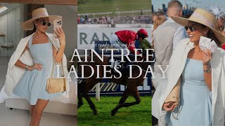 LADIES DAY 🐎 AINTREE GRAND NATIONAL | Get ready with me, my outfit & make up routine & a day out !