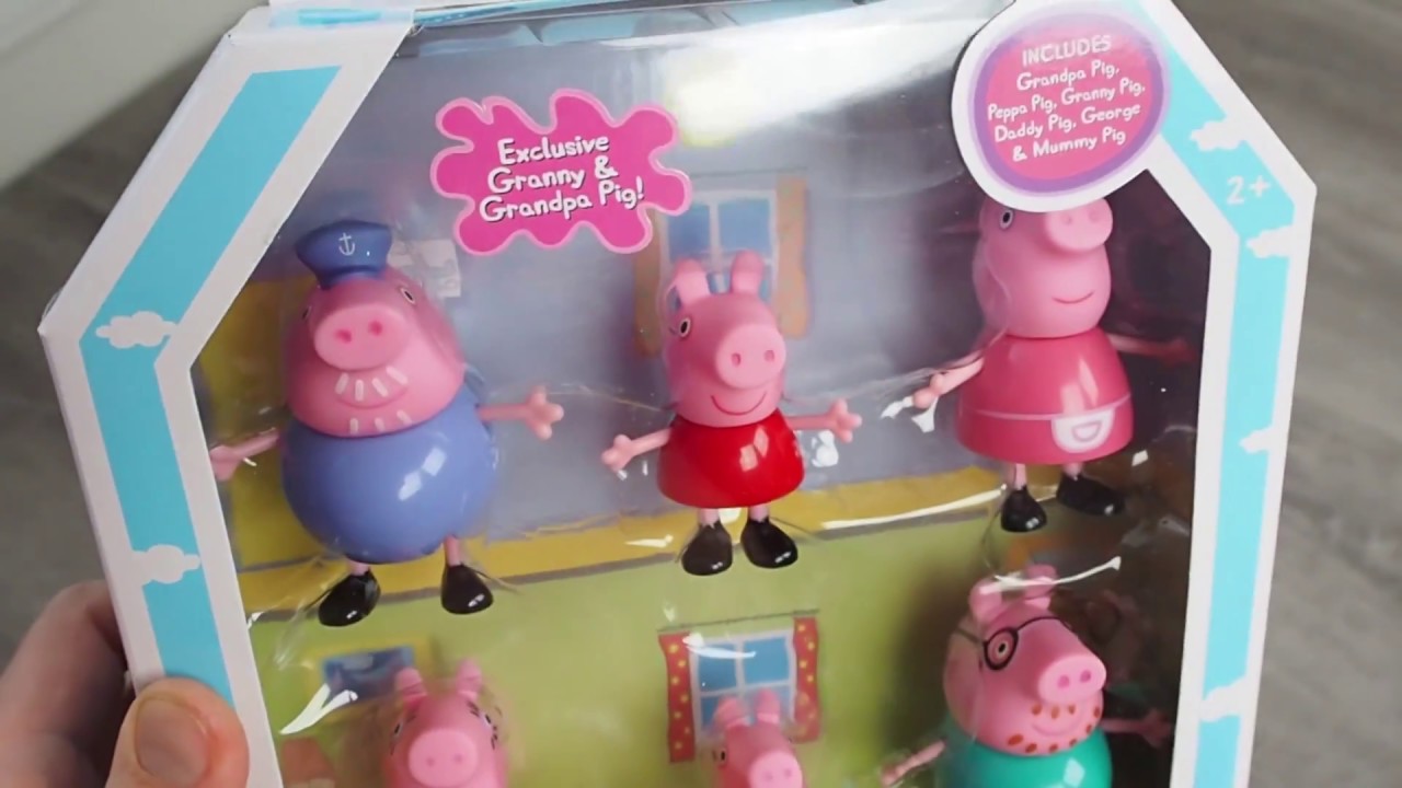 grandma and grandpa pig figures