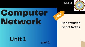 Computer Network Unit 1 || B.Tech 3rd year || ShortNotes4U