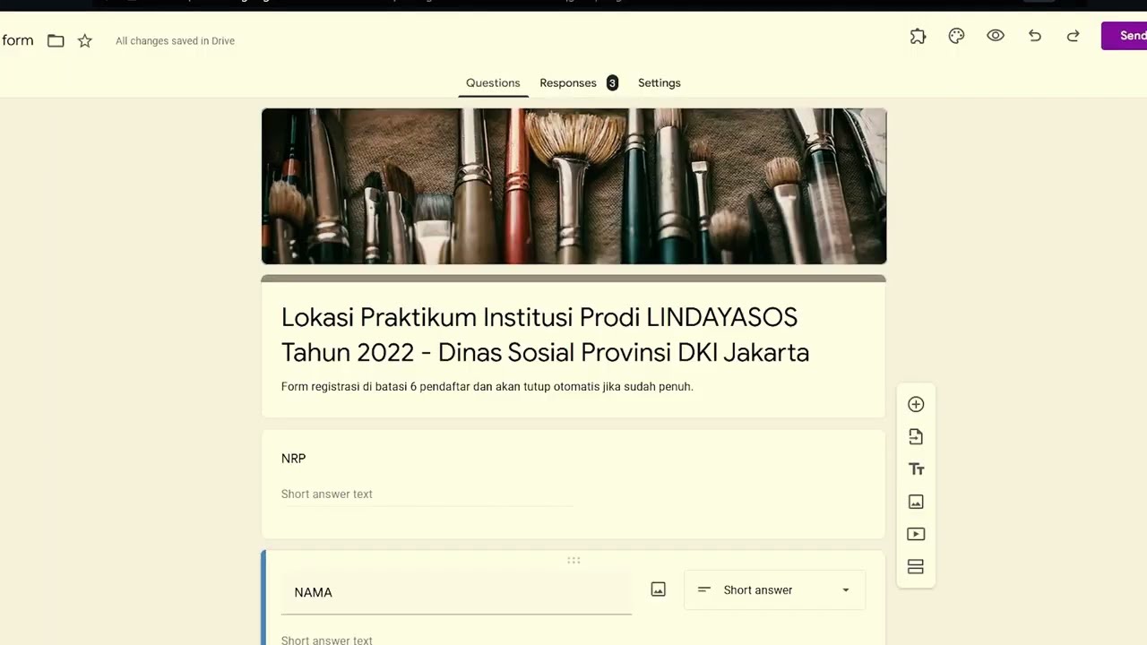 Cara Batasi Google Form dengan Form Limiter YouTube