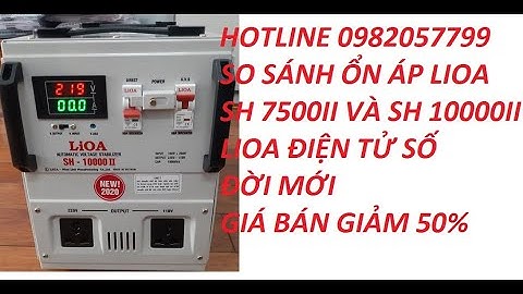 Rivew tét ổn áp điện tử qua biến áp vô cấp sd 2510