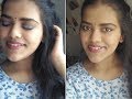 Blue eye shadow make up look