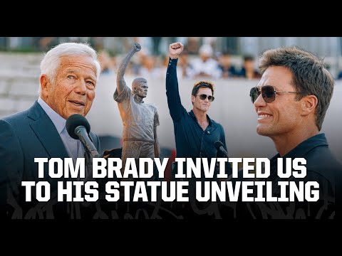 Behind The Scenes At Tom Brady’s Statue Unveiling!
