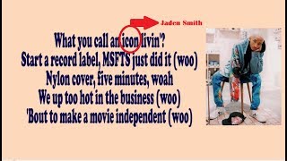 Jaden Smith - Icon [Lyrics]