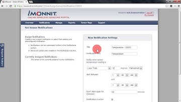 Setting Up an iMonnit Account and Monnit Wireless Sensor Network