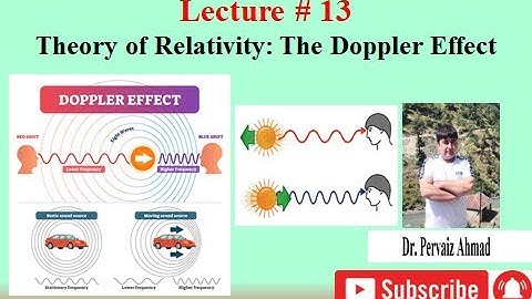 The Doppler Effect for Light Waves