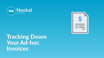 How to Find Ad-Hoc Invoices in Nookal