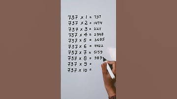 Find mistake in last digit of Table 737..🤔#reasoning