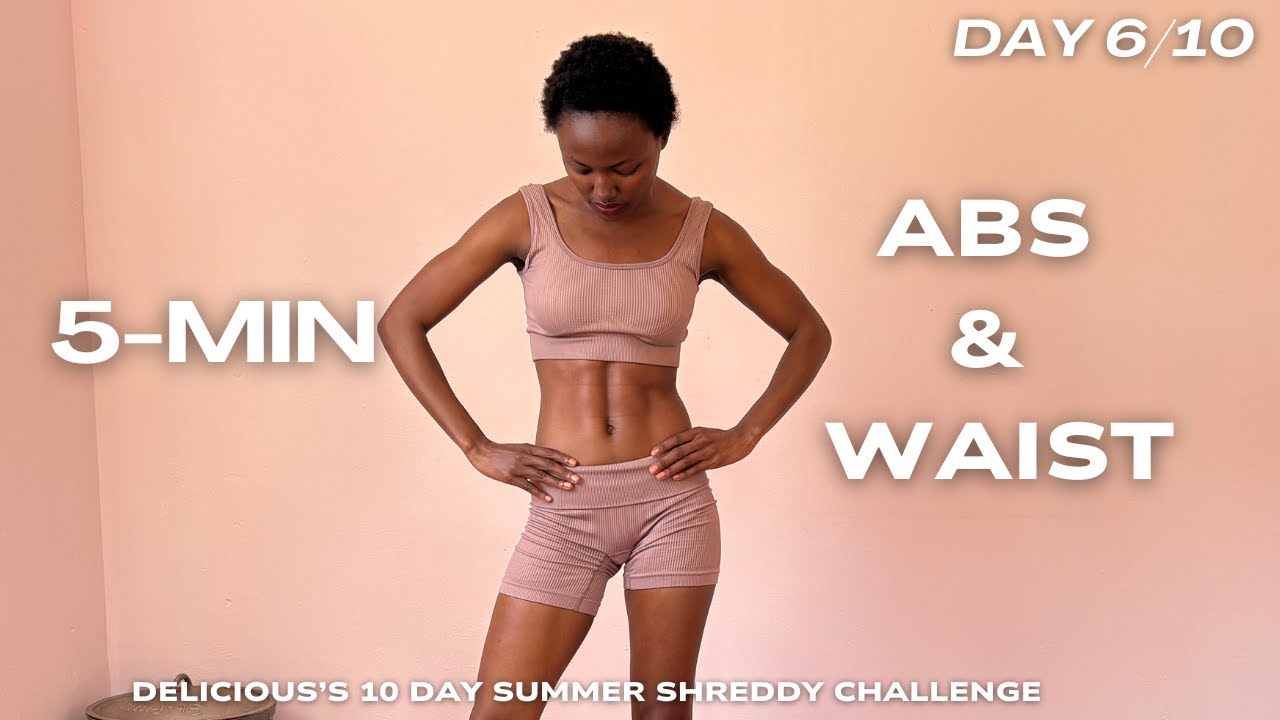 5 минут на пресс + подтянутая талия || День 6 10-дневного летнего челленджа «Шредди» || Подходит ...
