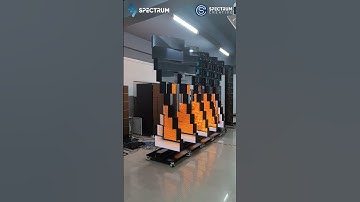 Hot sale double side 360° kinetic rotating led screen for airport station #leddisplay #ledscreen