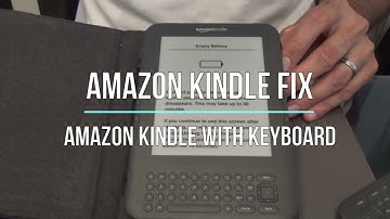 Amazon Kindle with Keyboard Battery Replacement Fix