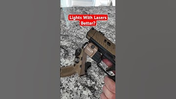 Lights with Lasers Better? #glock #ammo #pistol