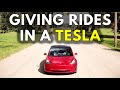 Tesla Model 3: Uber Rider REACTIONS