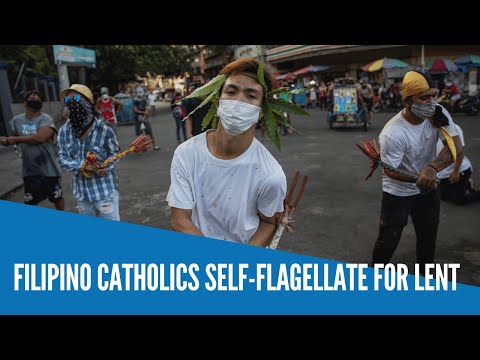 Filipino devotees self-flagellate for Easter, defying ban on gatherings
