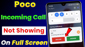 Poco Incoming Call Not Showing On Full Screen Problem Solve | Poco Me Incoming Call Nahi Dikha Raha?