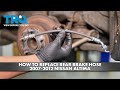 How to Replace Rear Brake Hoses 2007-2012 Nissan Altima